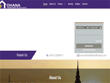 Tablet Screenshot of ohanahotelpp.com